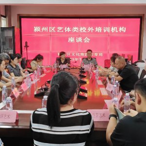 潁州區(qū)召開(kāi)藝體類校外培訓(xùn)機(jī)構(gòu)座談會(huì)